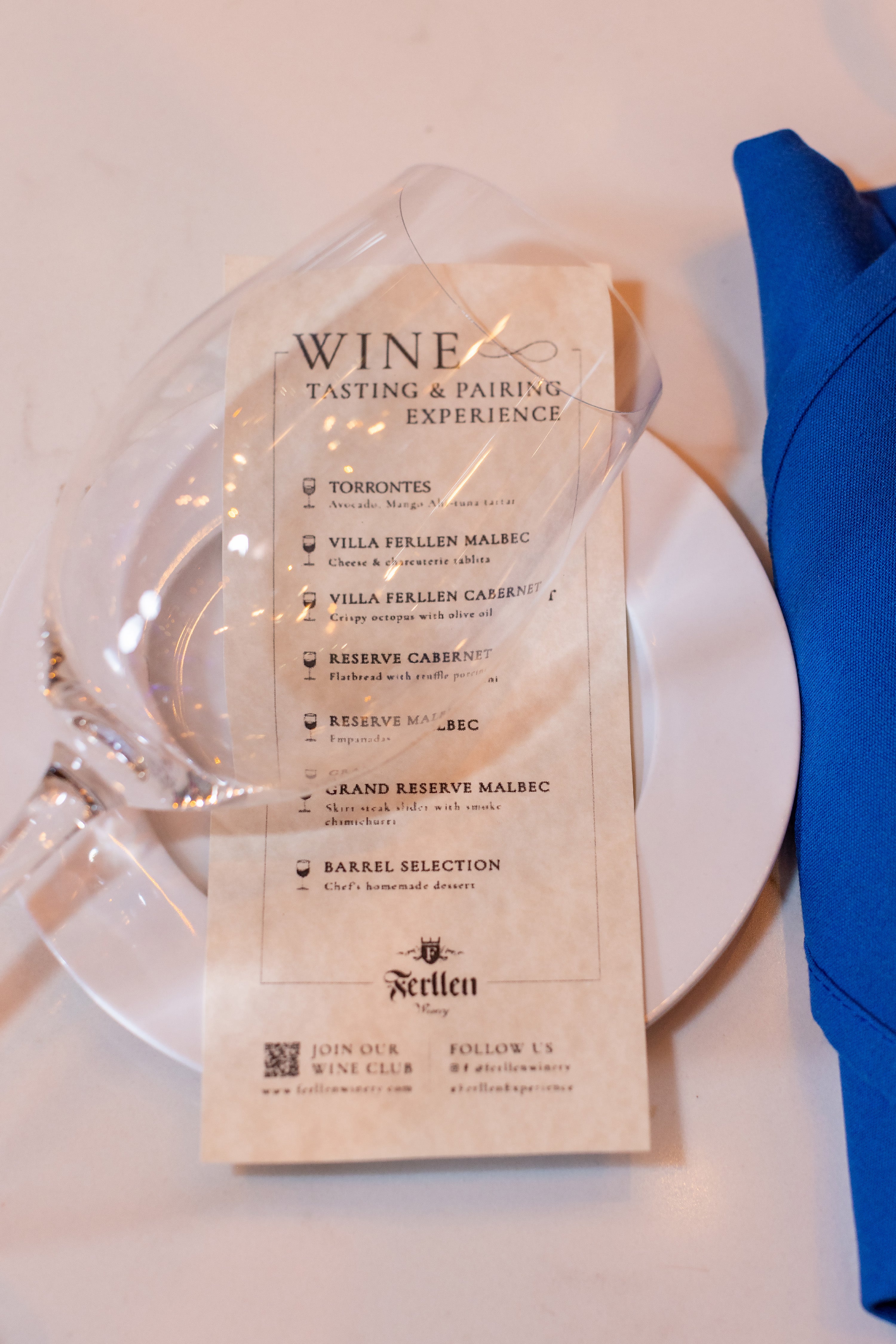 Wine Tasting & Pairings